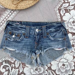TRUE RELIGION JEAN SHORTS